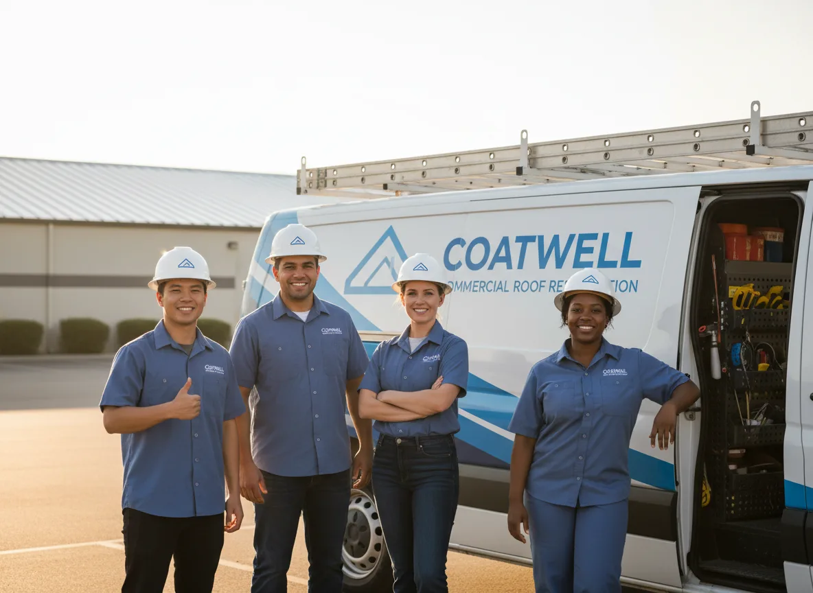 Commercial roof coating company in Knierim, IA